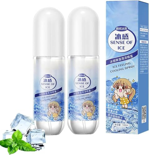 Spray Refrescante para Clima Cálido, Hidratante en Spray para Rostro y Cuerpo, Loción Refrescante Portátil, Loción para Después del Sol de Uso Diario, Refrescante Instantáneo