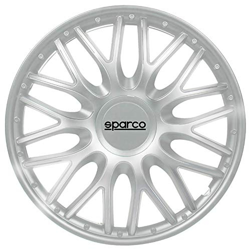 Sparco Radzierblenden Roma - 13-Zoll - Silber - Satz mit 4 Stück