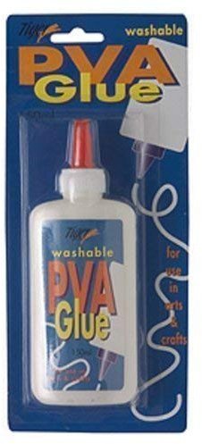 3Xwashable PVA Adhesive Glue 150ml for Hobby/School/Arts/Craft