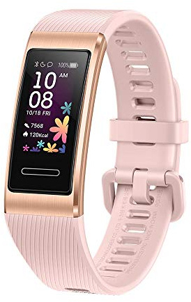 HUAWEI Band 4 Pro - Bracelet d'activité avec écran AMOLED de 0,95 Pouces, Surveillance Continue avec TruSeen 3.5 24/7, Surveillance du Sommeil, GPS intégré, 5 ATM, Couleur Or Rose