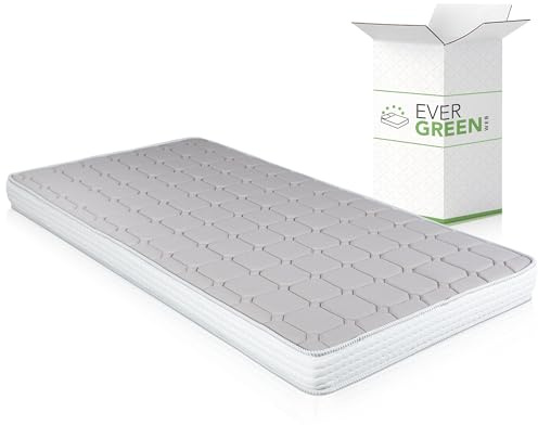 EVERGREENWEB Memory-Foam-Einzelmatratze für Schlafsofa, 14 cm hoch, orthopädische Wasserschaummatratze, hypoallergene und ergonimische Matratze mit weißem Bezug 70x190 – DAYBED