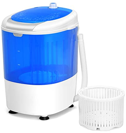 Giantex Portable Washing Machine, Mini Washer and Spinner Combo, 5.5lbs Washing Capacity, Semi-automatic Compact Laundry Machine for Apartment Dorm RV