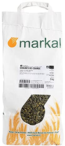 Markal - Graines de courge 3kg - Vendu par unité