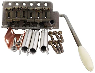 Guyker Rust Color Tremolo System Bridge Compatible with ST Start Electric Guitar