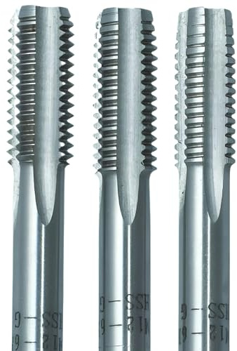 HSS Handgewindebohrer Satz Gewindeschneider DIN352 Ø M3 bis M24 Gewindebohrer 1-2-F-Set (M5)