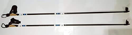 McKinley Active 130 - Bastones de esquí, Color Negro, Blanco y Azul