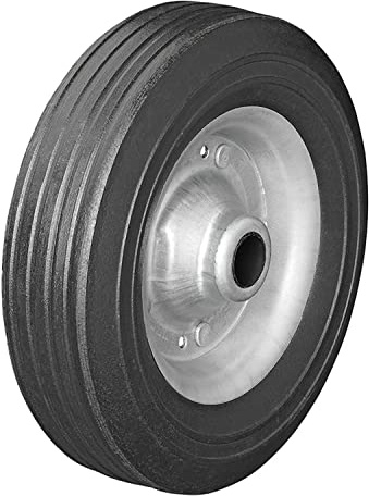 Massivt gummi, ersättningshjul, metall, 200 x 60 statisk/dynamisk 400/240 kg, släpvagn-stödhjul