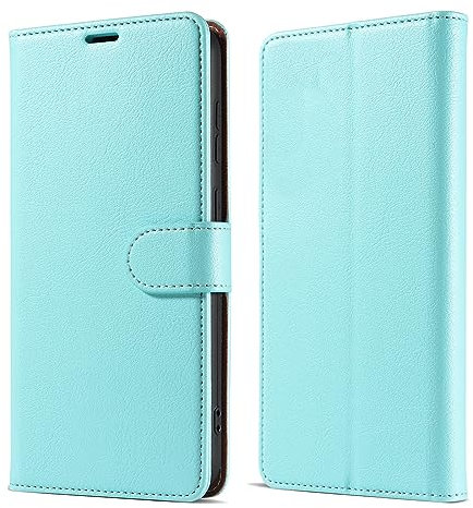 Bxithnr® Handyhülle für Samsung Note 10 Plus Hülle mit [RFID Schutz] Premium PU Leder Klapphülle Brieftasche Kartenfach Ständer Magnet Etui Handytasche Case Schutzhülle für Galaxy Note 10 Plus, Grün