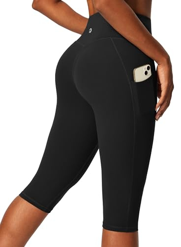 15 Capri Leggings for Women with Pockets No Front Seam Workout Yoga Pants