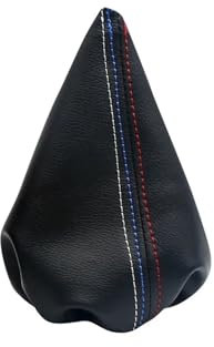 Schaltknäufe Für 3er Für E36 Für E46 Für M3 Auto Schalthebel Handbremse Gamasche Schaltsack Schwarzes Leder Schaltsack Schaltmanschette(Gear-Shift-Gaiter)
