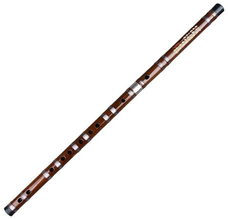 flauto di bambù amaro naturale, Flauto di bambù a doppia faccia in bambù naturale a 10 fori con chiave C/D/E for principianti e professionisti(E Key)