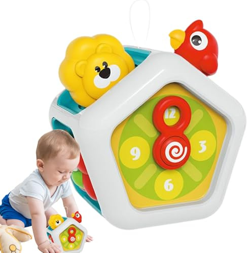 Cubo de actividad para bebés, Cubo de actividad para bebés | Cubo de actividad para niños - Desarrollo de aprendizaje educativo Interactive Toys for Boy Girl, 12-18 Meses, Bellas motricidad, Viajes