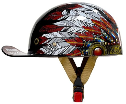 Caschi Jet E Demi-Je Moto Caschi Cromwell Scodella Moto Con Doppia Visiera Certificazione DOTECE Casco Da Scooter Adulto Aperto Casco Aperti Portatili Per Uomo Donna 3,M:57-58CM