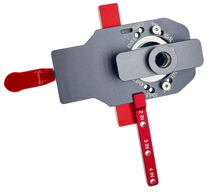 Gabarit innovant 2 en 1 pour charnière dissimulée de 35 mm pour installation sans couture de charnière de porte d'armoire et de plaque