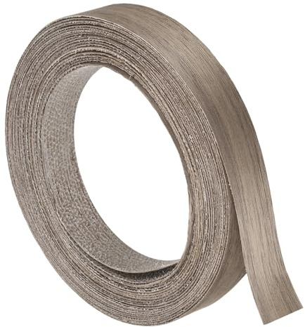 QUARKZMAN 25mm x 8m (BxL) Holzfurnier Kantenband Vorgeleimtes Flexibles Walnuss Kantenband Aufbügeln Mit Heißkleber Holzband Für Schrankreparatur Und Möbelrestaurierung