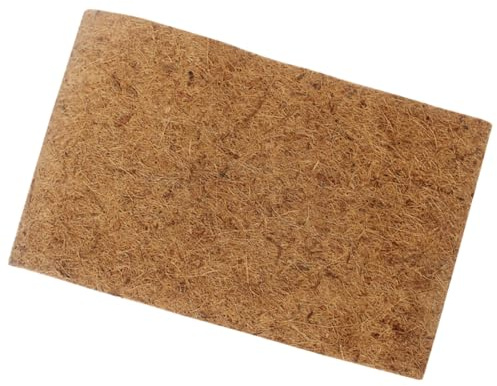 HOODANCOS Alfombra para Terrarios de Reptiles 60X40X1 CM Tapete de Fibra Natural para Reptiles Tortugas y Dragón Barbudo Sustrato Absorbente y Protector para Hábitat Reptil