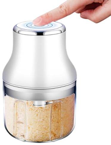Tagliaverdure,Tritatutto E Schiacciapatate Ricaricabile Senza Fili - Elettrodomestico da Cucina Senza Filo 250ML,Per Cucina, Ristorante, Uso Domestico, Cottura Di Verdure, Cipolla, Formaggio E Patate