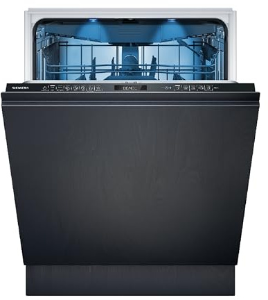 Siemens iQ300 Lave-vaisselle XXL 60 cm, SX95EX22CE, entièrement intégré, charnière vario, fabriqué en Allemagne, smartStart, varioSpeed Plus, triple rackMatic, zone intensive, aquaStop, Home Connect