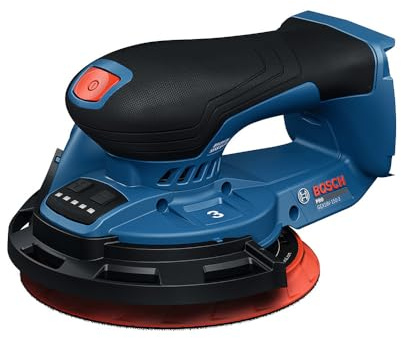 BOSCH GEX18V-150-3N Ponceuse orbitale aléatoire 18 V, ponceuse sans fil de 15,2 cm pour le travail du bois, ponceuse à finition fine avec moteur sans balais à vitesse variable (outil nu)