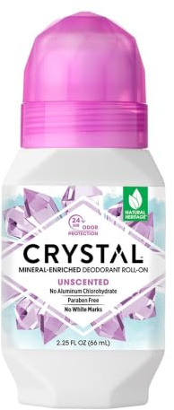 CRYSTAL Body deodorant roll-On – luktfri (66,5 ml)