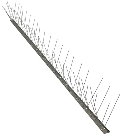 EINSIDE Spitzen zur Abwehr von Vögeln und Tauben, 60 Spitzen, EdelstahlAISI 304, Flexible Basis, 25 Meter