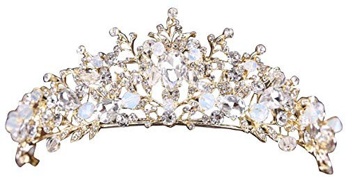 Damen Elegant Stirnbänder Strass Perlen Hochzeit Stirnband Haarband Haarspangen Weiß