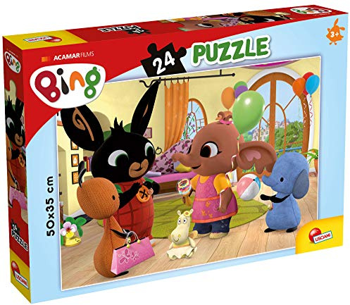 Liscianigiochi Bing Facciamo Festa Gicoco Per Bambini Puzzle, 77960, Multicolore, 24 Pezzi