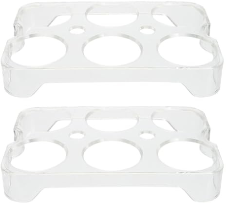 2 soportes para de cocina para frigorífico, bandeja transparente para, contenedor de almacenamiento para cocina, comestibles, mercado, agricultores, hogar