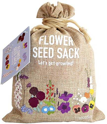Scott&Co. Flower Seed Variety Pack - 30 Different Varieties of Flower Seeds to Grow Your Own. Butterfly and Bee Attracting, Grow Indoor and Outdoor. Christmas Gifts for Women and Men.