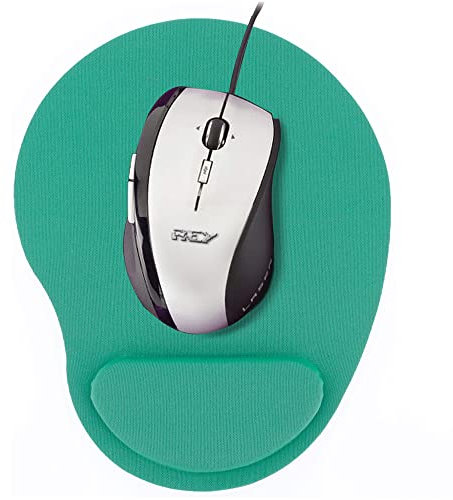 Tappetino per Mouse con poggiapolsi in Gel, Comodo, Computer ergonomico, Verde