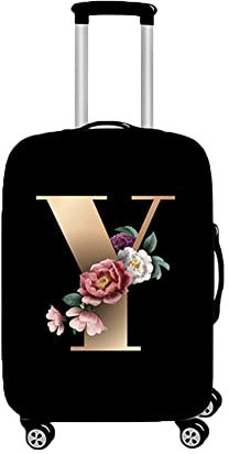 Morbuy Elastisch Reise Kofferhülle Kofferschutzhülle Koffer Schutzhülle mit Reißverschluss Luggage Cover Waschbar 3D Drucken Gepäck Cover mit Kofferschutz-Bezug (Y,XL (30-32 Zoll))