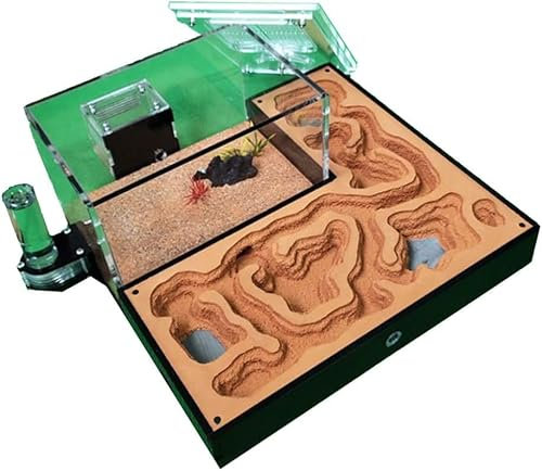 HRTC Große Ameisenfarm Lernverhalten von Ameisen Ökologisches Pflaster Ameisenburg Acryllabyrinth Ameisennest Farm Tolle Bürodekoration