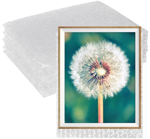 25 transparente Luftpolstertaschen und Beutel, 45,7 x 35,6 cm, schützende Luftpolstertasche, doppelwandig, bündig geschnitten, verdickt, stoßfest, Luftpolsterfolie zum Verpacken, Versand, Umzug und