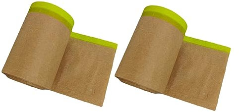 ORFOFE 2rotoli Mascheratura Per Kraft Per Protezione Arredamento e Auto e Resistente Per Decorazione e
