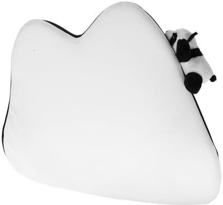 ULTECHNOVO Ergonomisches Panda Autositzkissen mit Atmungsaktiver Lendenwirbelstütze aus Baumwolle Bequem für Auto und Bürostuhl Ganzjährig Nutzbar