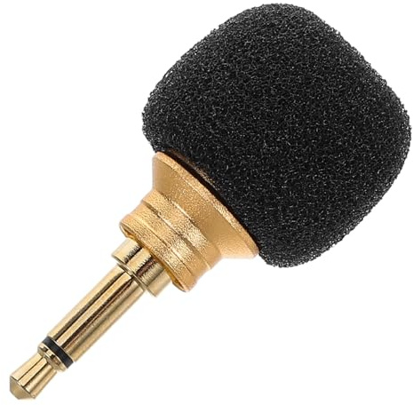 SUPVOX Microfono Mini Portatile a Condensatore per Karaoke e Streaming | Oro, Metallo e Plastica, Adatto a Tablet e Smartphone, Plug And Play per Registrazione Video