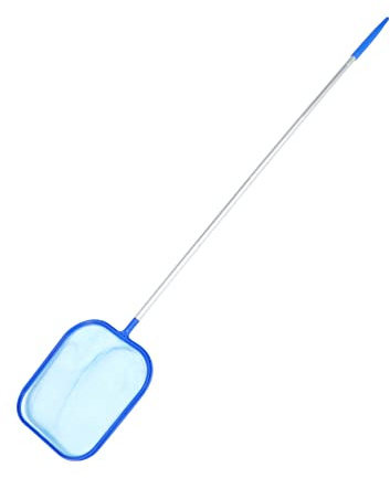 HEMOTON 1 Juego Draga de Varilla telescópica Limpiador Skimmer de Piscina portátil reemplazo Equipo de Limpieza de Piscinas Herramientas de Limpieza de Piscinas el plastico