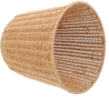 Cabilock Panier De Rangement Tissé Imitation Rotin Poubelle Pour Articles Divers Et Résistant Facile à Déplacer Pour Maison Chambre