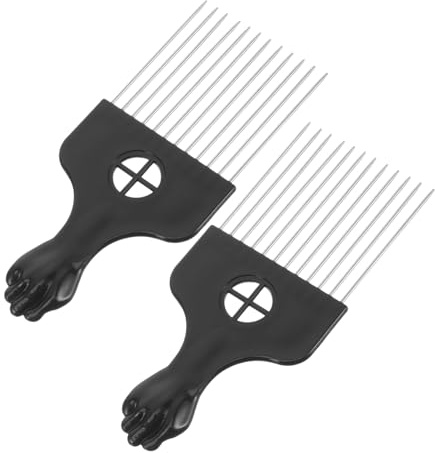 VALICLUD 2 Piezas Peine de Púas Anchas para Peines Lift para Peinar y Cardar para Mujeres y Hombres Resistente y Duradero