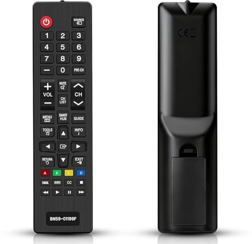 Universal Fernbedienung für Samsung Smart TV, Universal Fernbedienung Fernseher Universalfernbedienung BN59-01199F, Kompatibel mit Alle für Samsung Fernbedienung