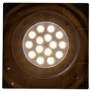 Grand patio Solar Lights Replacement Top Outdoor Solar Floor Lamp Replacement Part Waterproof 40 Lumen Warm White Super Bright SMD chip X15 Suit for Medium and Large Floor Lamps