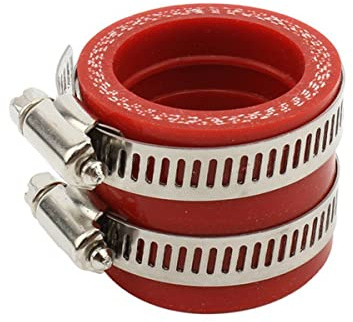 KRECS for Moto Carburatore Gomma 35mm 40mm Adattatore di Aspirazione Tubo di Aspirazione O_KO P_WK Carburatore Manicotto Accessorio (Color : 35mm-Red)