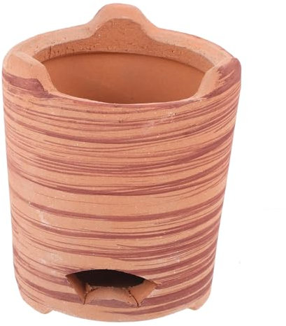 VINTORKY Holzkohleofen kohle grillofen tragbarer grill herd camping kohleofen kessel feuer feuerofen transportabler grill kaminofen altmodisch kleiner Ofen Ton Grillwerkzeug Einzel ofen