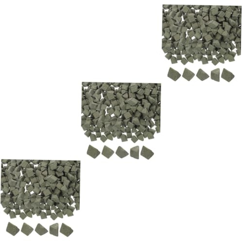 iplusmile 3pezzi Sacchetto Di Abrasivi Triangolari Per Lucidatura Per Macchine Vibranti Materiale Resistente e Riutilizzabile Per Polire Pietre e Cristalli