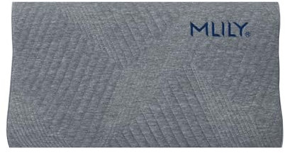 MLILY Kopfkissen Otico 60x35 cm, Bequemes Kissen aus Zerkleinertem Memory-Schaumstoff, Ergonomisches Nackenkissen 60x35 cm, Abnehmbarer und Waschbar Bezug, Nach Oeko-Tex und CertiPur Zertifiziert