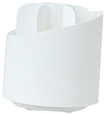 Beavorty Portapenne Rotante Da Tavolo Secchio Portaoggetti Multifunzione Contenitore Portaoggetti Per Pennelli Da Trucco Cancelleria e Articoli Di Uso Quotidiano