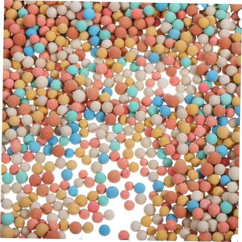 BESPORTBLE Argilla Ceramsite per Giardino Decorazioni, Pietre per Idrocoltura Bonsai e Piante Succulente, 2 Borse da 500 G, Substrato per Drenaggio e Decorazione Superficie