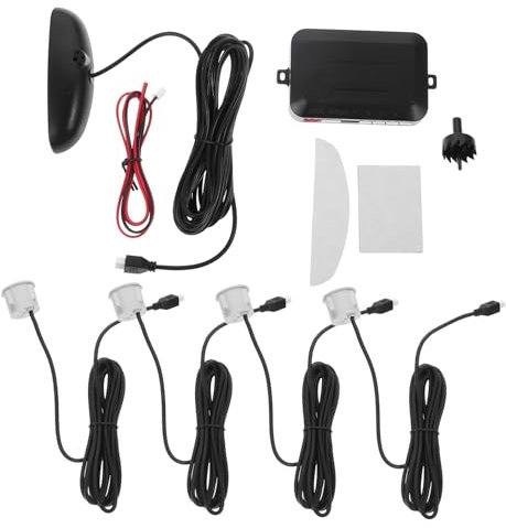 UKCOCO Radar De LCD y Voz Sistema De Asistencia De Aparcamiento para Coche Sensor De Aparcamiento Trasero para Estacionamiento Reducidos