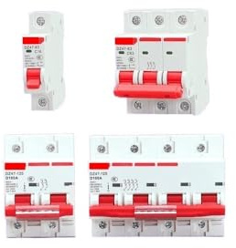 LYVQZPWLRInterruptor de conversión automática, Disyuntor pequeño DZ47-63 125, interruptor de aire, protector doméstico, 1P2P3P4P, 16A25A32A63A(4p,10A)