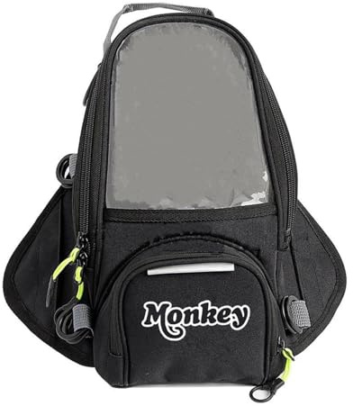 UIFCOG Bolsa Sobredepósito Moto para HON&DA para Monkey 125 Z125 Z-125 Motocicleta Bolsa De Tanque Impermeable Multifuncional(B)